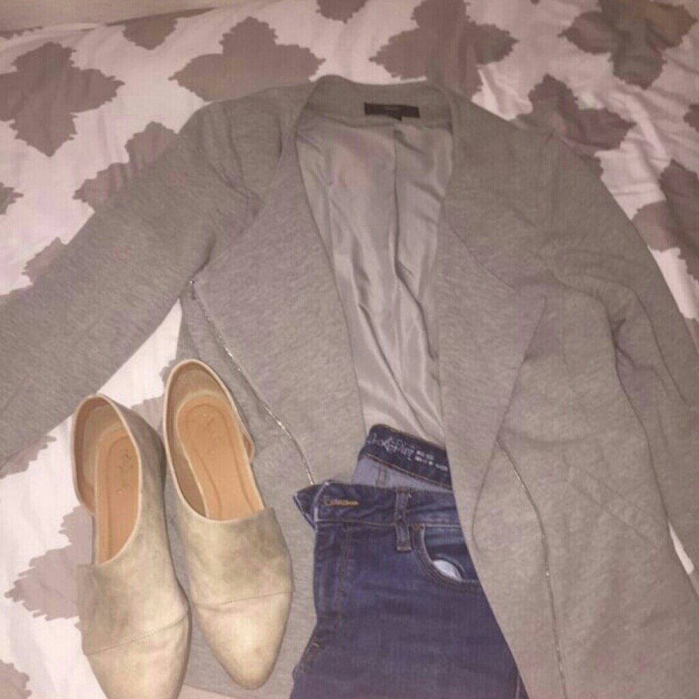 Grey Moto jacket